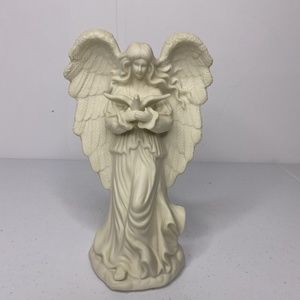 Angel holding dove Figurine Spiritual Tabletop Statue decoration sculpture